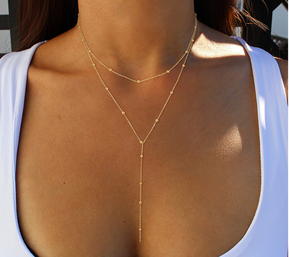 Casual Simple Style Geometric Metal Necklace