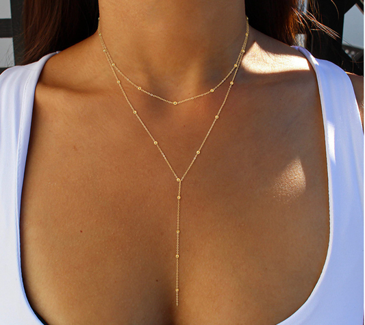 Casual Simple Style Geometric Metal Necklace